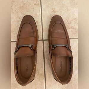 Tommy Hilfiger Men's Tan Leather Loafers